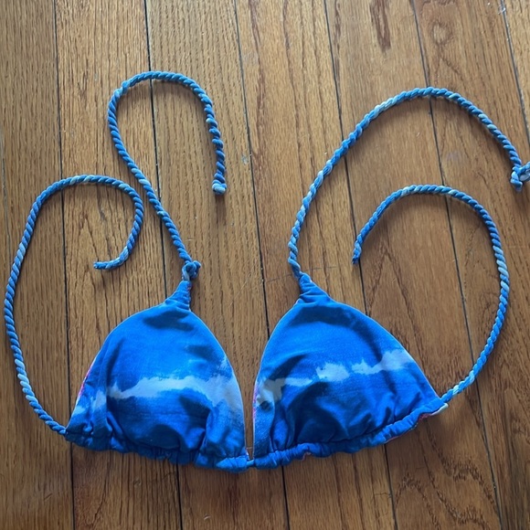 2 Billabong Boho Retro reversible Bikinis  Tribal Tie Dye Surfer 1973 Australian - Picture 6 of 9